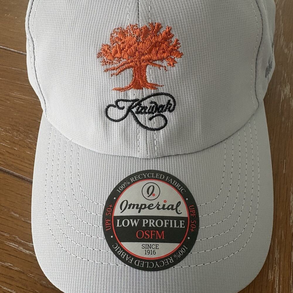 Performance Golf Cap Kiawah Morgan Stanley Gray Adjustable UPF 50+ Hat